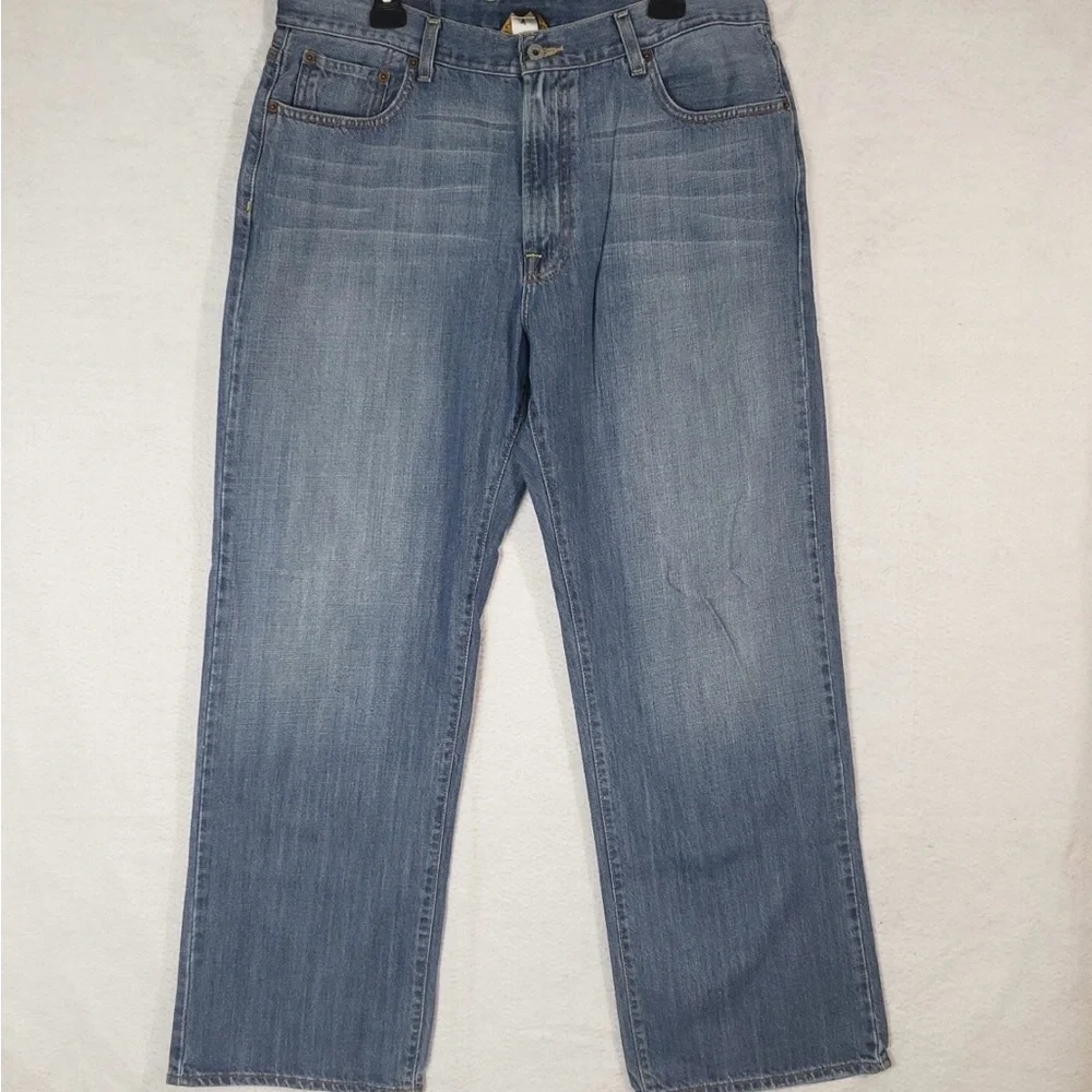 Lucky Brand Men's Mid Blue Straight Jeans